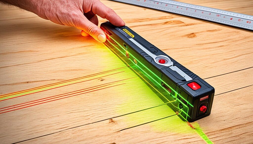 Nível Laser Fita Métrica Nivelador de Pisos 3 Bolhas