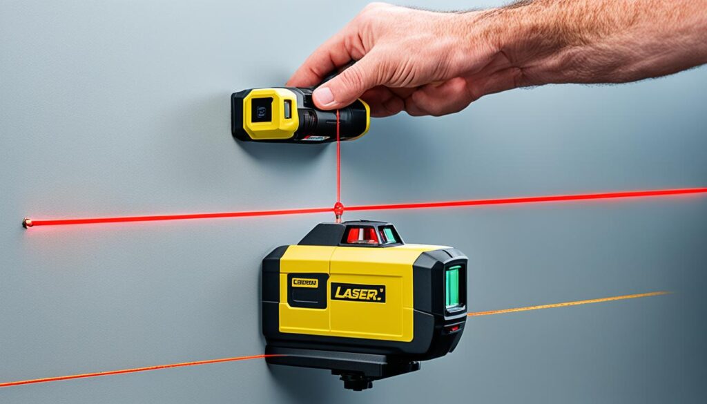 sistemas de bloqueio em níveis a laser